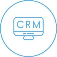 CRM Analytics Vector Icon