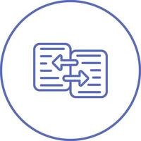 Data Transfer Vector Icon