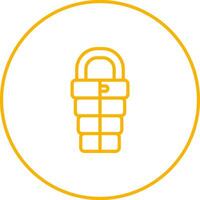 Sleeping bag Vector Icon