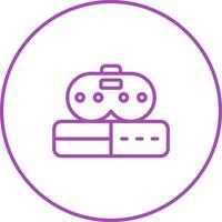 Gaming Console Controller Vector Icon