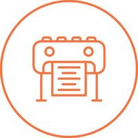 Plotter Vector Icon