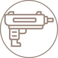 icono de vector de pistola