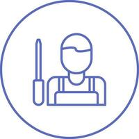 personal de mantenimiento vector icono