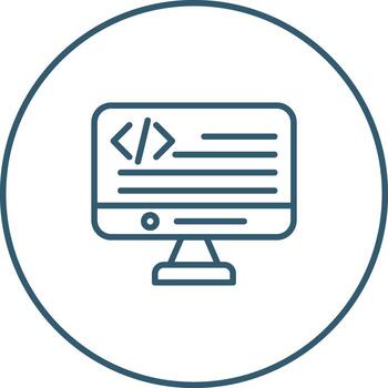 icono de vector de lenguaje de programación