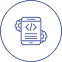 Mobile App Development Vector Icon