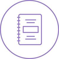 Notebook Vector Icon