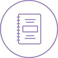 Notebook Vector Icon