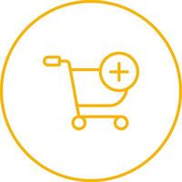 Shoping Cart Add Vector Icon