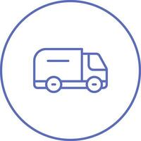 Truck Side Vector Icon