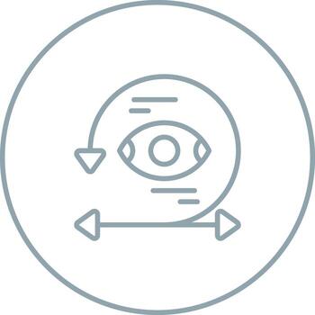 icono de vector de visualización