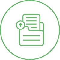 Document Upload Vector Icon