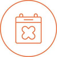 Calendar Xmark Vector Icon