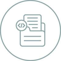 Document Insert Code Vector Icon