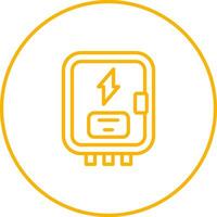 icono de vector de panel eléctrico