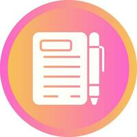 Contact Form Vector Icon