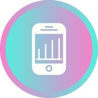 Mobile Analytics Vector Icon
