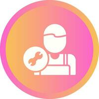 HVAC Technician Vector Icon