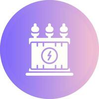 Power Transformer Vector Icon