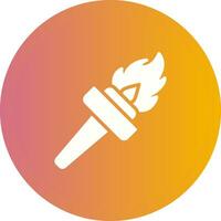 Torch Vector Icon