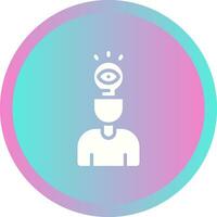 Visual Thinking Vector Icon