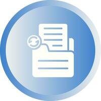 Document Sync Vector Icon