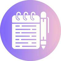 Memo pad Vector Icon