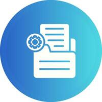 Document Settings Vector Icon
