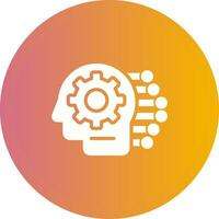 Machine Learning Vector Icon