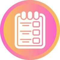 Task list with clipboard Vector Icon