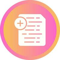 Document Insert Icon Vector Icon