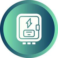 icono de vector de panel eléctrico