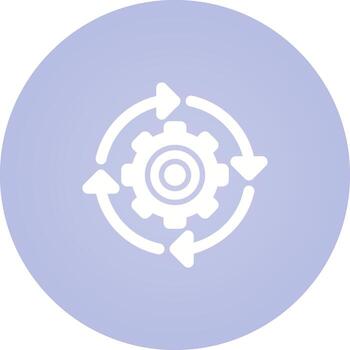 continuo integración vector icono