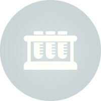 Test Tube Rack Vector Icon