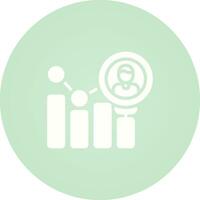 Customer Analytics Vector Icon