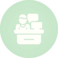 Academic Advisor Vector Icon