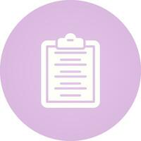 Writing Pad Vector Icon
