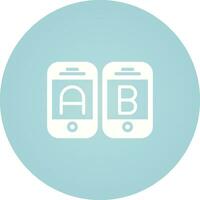 A B Testing Vector Icon