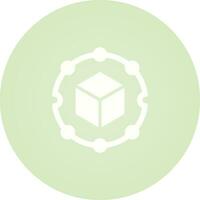 Blockchain Analytics Vector Icon