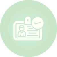 ID Verification Vector Icon