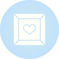 Romantic Jewelry Box Vector Icon