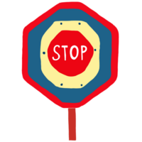 cartello telling il autista per fermare png