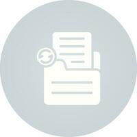 Document Sync Vector Icon