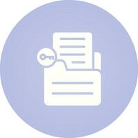 Document Unlock Vector Icon