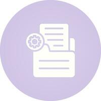 Document Settings Vector Icon