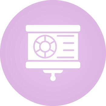 icono de vector de visualización de datos