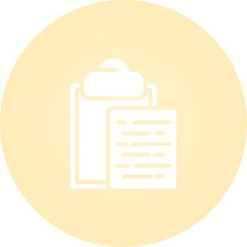 documento pegar vector icono