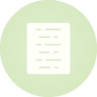 Document Align Center Vector Icon