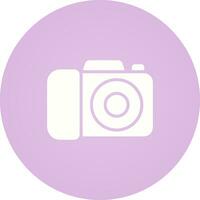 icono de vector de cámara dslr