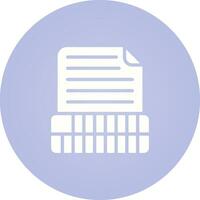 Document Insert Table Vector Icon