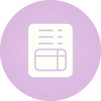 File Invoice Vector Icon